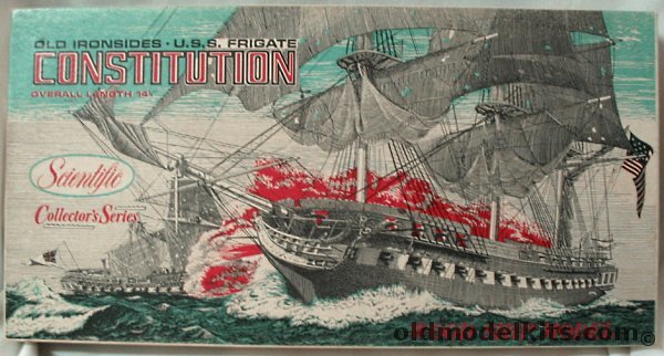 Scientific Frigate USS Constitution / Old Ironsides Wooden ...